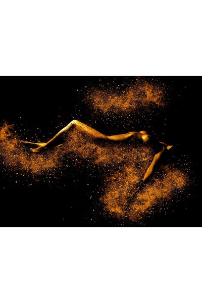 ve Tablou Canvas, Praf de stele 45, 80 x 60 cm, Rama lemn, Multicolor