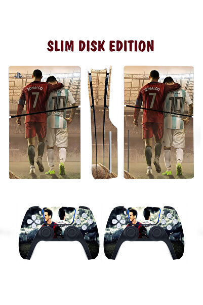 KT Decor Ronaldo-Messi Playstation 5 Full Sticker Kaplama Seti