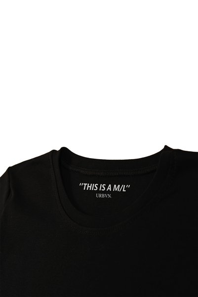 urbvn Hate Me Printed Black Crop Top