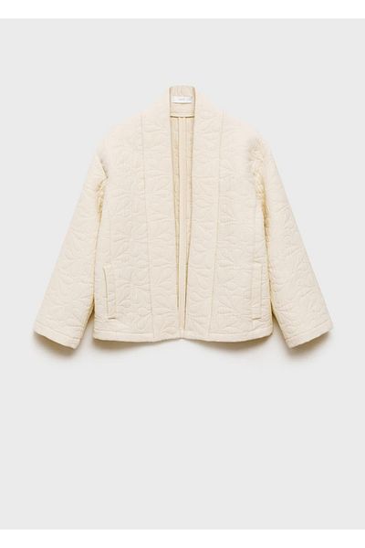 MANGO Kids Textured Quilted Jacket