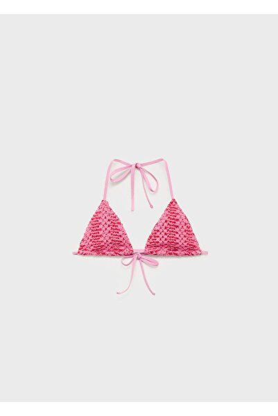 MANGO Woman Kroşe bikini üstü