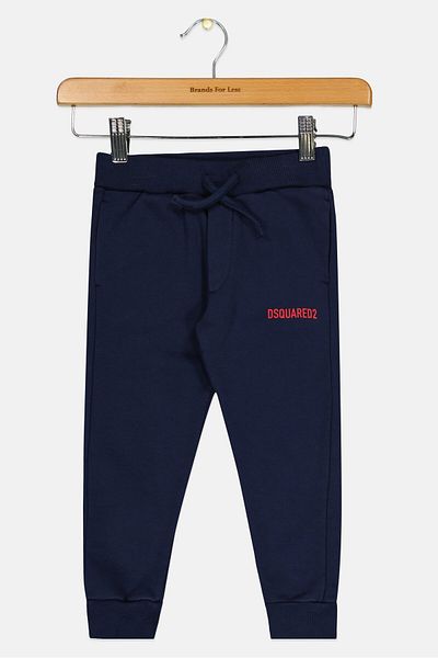 DSquared2 Toddlers Boy Brand Logo Drawstring Jogger Pants, Navy