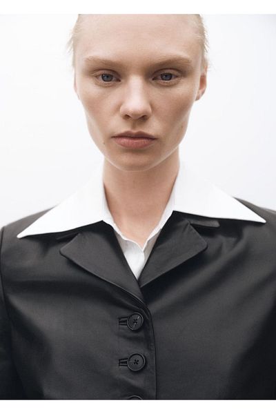 MANGO Woman Cămașă oversize din bumbac