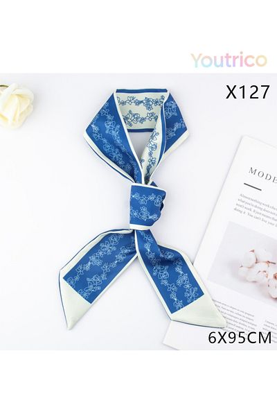 Youtrico Scarf with Flower Patterns