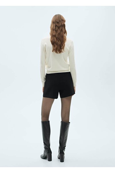 MANGO Woman İpek karışımlı triko kazak