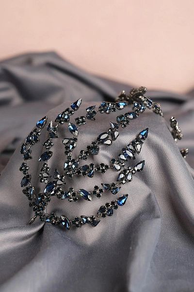Hayalperest boncuk Double Sided Helen Bridal Hair Accessory