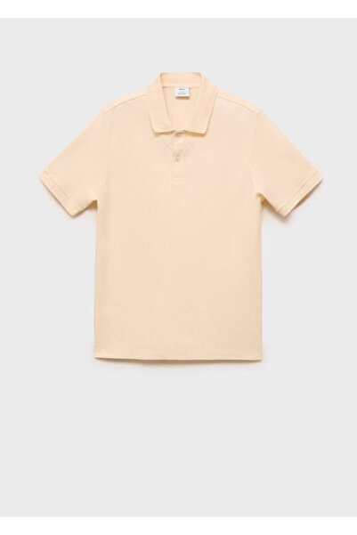 MANGO Man Regular Fit Cotton Pique Polo Shirt