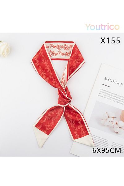 Youtrico Scarf with Flower Patterns