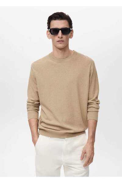MANGO Man Dünner Strickpullover