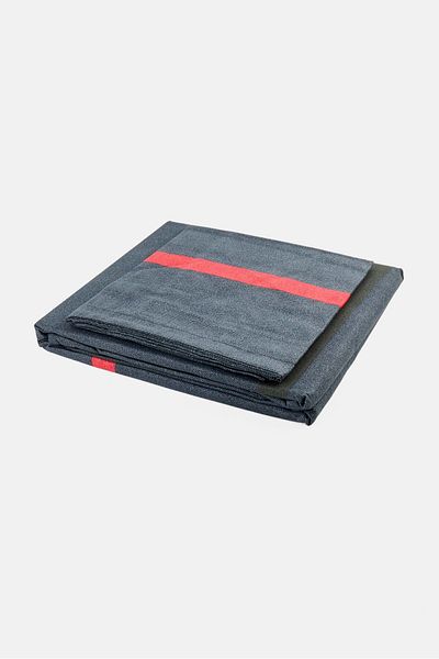 Nautica 3 Pieces Bristol Heather Bedsheet With Pillow Case Set, Charcoal