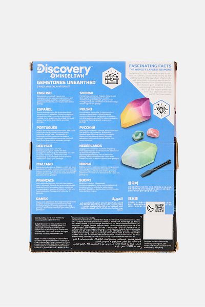 Discovery Channel Gemstones Unearthed 2-pack Mini Excavation Kit