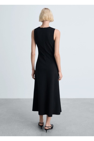 MANGO Woman Evaze midi elbise