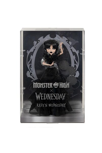 Skygo HXJ03 Monster High Wednesday Balo Elbiseli Bebek