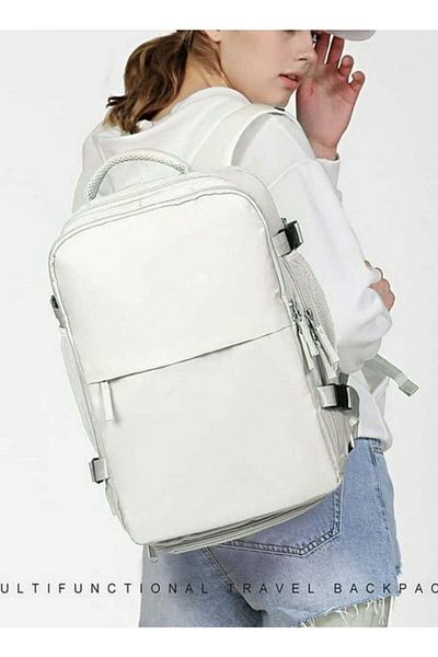 ROAISS Travel Backpack for Men Women Carry On Backpack with USB Charging Port Shoe Compartment Flight Appro