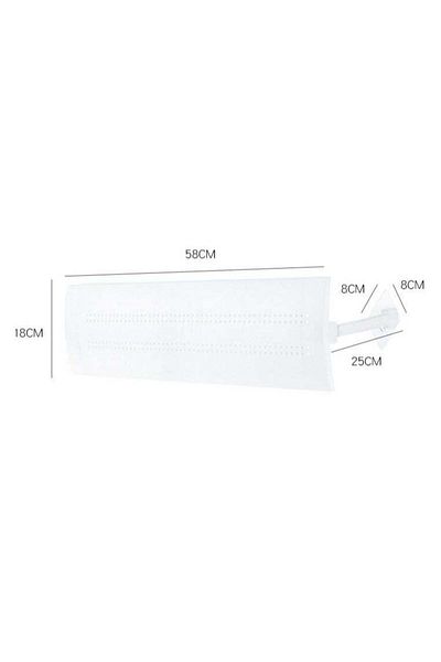 COOYA Retractable Air Conditioner Deflector, Adjustable Anti Direct Blowing Windshield Wing