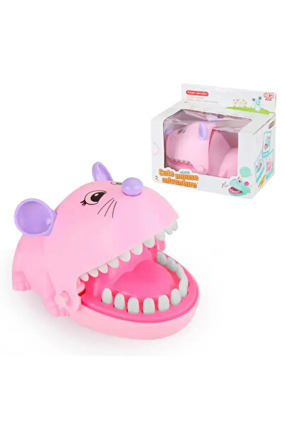 Choice3 لعبة أسنان تمساح وردية اللون للأطفال، لعبة أسنان تمساح لتدريب ردود فع...