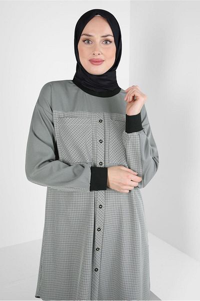 Alvina PLAID PATTERNED TUNIC 44326-1