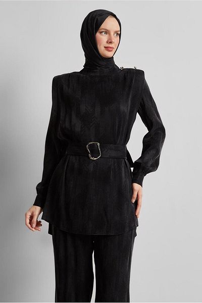 Alvina Belted Trousers Suit 45566