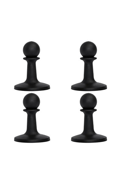 Choice أسود - 4 قطع 4 قطع مظلة تخييم عمود دعم خيمة غطاء البرق غطاء البرق غطاء...