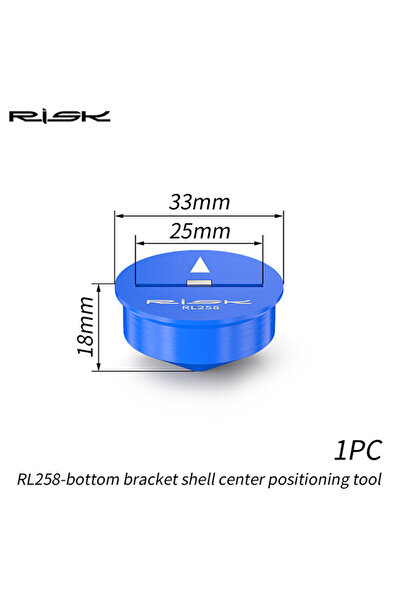 Choice RL258 أداة تركيب دراجة جبلية واحدة، أداة قياس ارتفاع مقعد الدراجة، أدا...