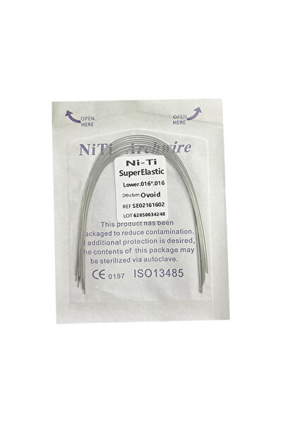 Choice 16x16 Lower 10pcs/Pack AG Dental Orthodontic Arch Wires NITI Round / R...