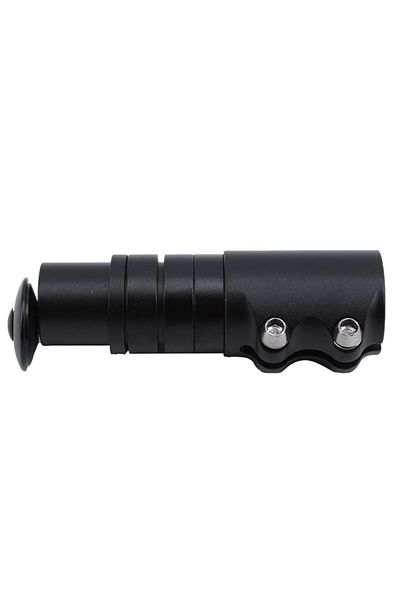 Choice A Handlebar Extender 12cm Bicycle Handlebar Extender Fork Stem Rise Up Extension Heads Up Black Bike