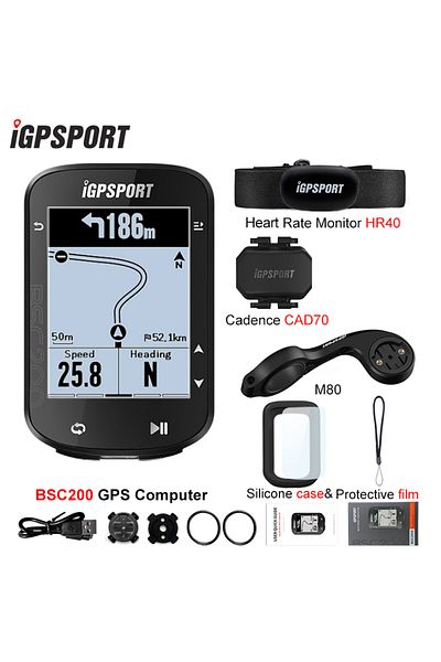 iGPSPORT BSC200 HR40 CAD70 IGPSPORT BSC200 GPS Cycle bike Computer Wireless Speedometer Bicycle Digital ANT+