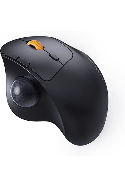 Choice black ProtoArc Wireless Trackball Mouse 2.4g Ergonomic Rollerball Mouse Rechargeable Bluetooth Compu