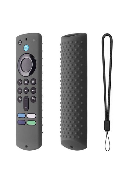 Choice grey Replacement Cover For Amazon Fire TV Stick (3rd Gen) Shockproof Remote Control Silicone Protec
