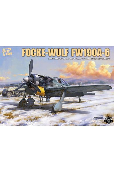 Choice Border BF-003 1/35 Scale Focke-Wulf FW190A-6 w/WGr.21 & Full Engine & Weapon Interior
