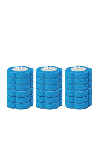 Choice 18 قطعة من رؤوس تنظيف فرشاة المرحاض للاستخدام مرة واحدة باللون الأبيض ...