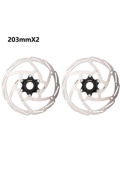 Choice CL-203mm Black 2pcs ZTTO MTB Bicycle Brake Center Disc Lock Rotors 203mm 180mm 160mm 140mm High Stre
