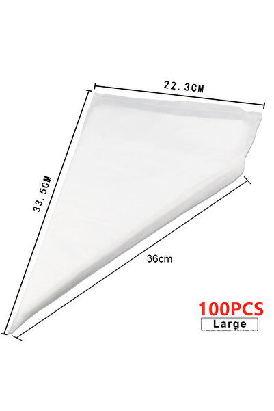 Choice أكياس تزيين كبيرة للاستخدام مرة واحدة، فوهة حلويات للكعك، كيس كريمة كعكة الفوندان لتزيين الماضي