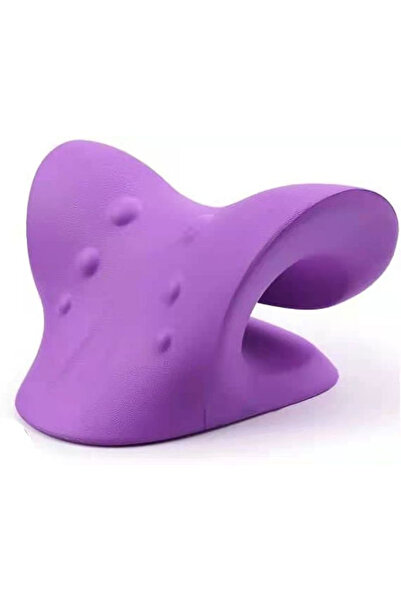 Choice1 Purple Neck Shoulder Stretcher Relaxer Cervical Chiropractic Traction...