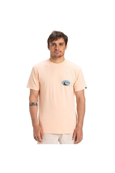 Quiksilver Ανδρικό ροζ μπλουζάκι Home Flower Chaos ΑΝΔΡΙΚΟ T-SHIRT EQYZT08050