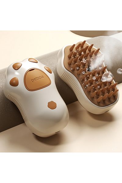 Choice Kaki 3 In 1 Steamy Pet Dog Brush Cat Steam Brush Electric Spray Cat Hair Brush Comb Massage Pet Groo