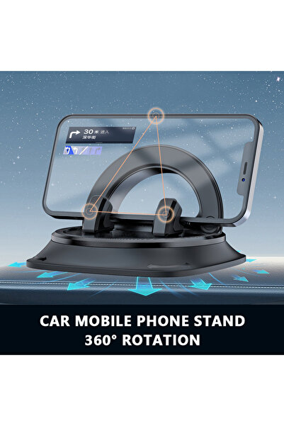 Choice حامل هاتف ثابت مضاد للانزلاق على لوحة القيادة للسيارة من SEAMETAL قطعة...