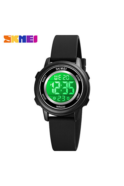Choice1 black LED Light Digital Children Sport Watches Stopwatch Calendar Clock 5Bar Waterproof Kids