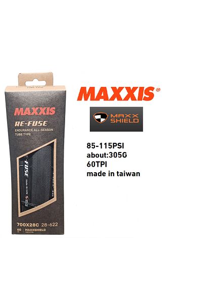 Maxxis RE-FUSE700X28C-B MAXXIS RE-FUSE NEW Model Bicycle Tire Travel Tire High Wear-Resistant And Puncture