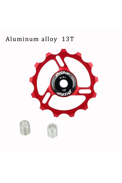 Choice HA 13T Red Metal HASSNS Mtb Pulleys Bicycle Derailleur Metal Ceramics Bearing Road Mountain Bike Rea