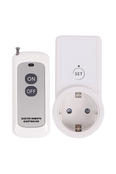 Choice EU Plug Smart Remote Control Socket Wireless Power Outlet Light Switch 220V 16A EU Plug Socket Power