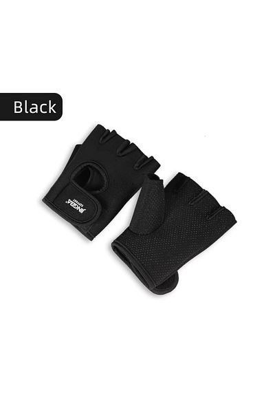 Choice M black Outdoor Sports Gloves Half Finger Men's And Women's Fitness Cycling Wrist Gloves Rock Climbi