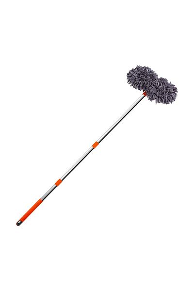 Choice 1set Mop Leiboo Car Cleaning Brush Washer Mop Chenille Brush Double Brush Head Roof Window Cleaning