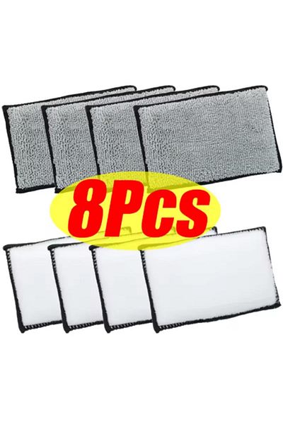 Choice 2pcs 2-10pcs Soft Double Side Microfiber Scrubbing Sponge Car Leather Cleaning Microfiber Towel Wax
