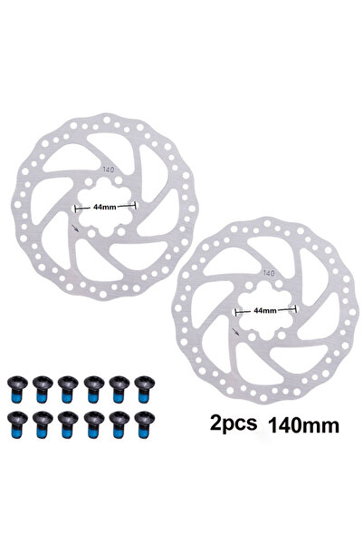 Choice 2 pcs 140mm MTB Bike 120mm/140mm/160mm/180mm/203mm 6 Inches Stainless ...