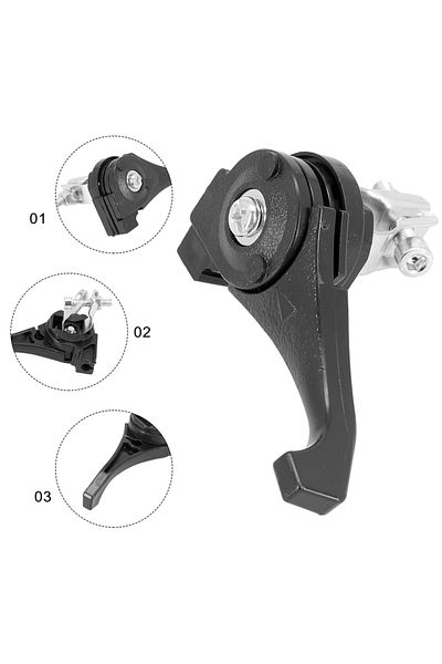 Vibra Tite Practical Throttle Lever Assembly For 19mm Handlebar Replacement Parts For Lawn Mower Rammer Roto...