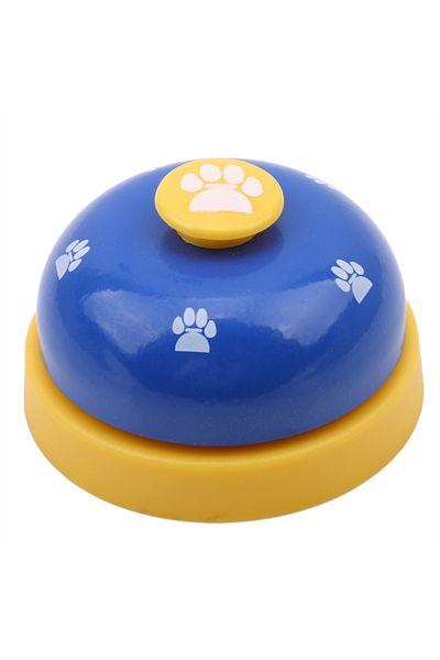 Choice blue Pet Toys Bell for Dogs Cat Training Interactive Toy Called Dinner Small Bells Footprint Ring Tr