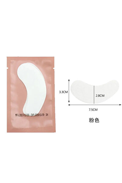 Choice1 50 قطعة - YM - وردي 50 زوجًا من رقعة الرموش تحت العين، ضمادة عزل العين، ملصق رقعة العين الهيدروجيلية