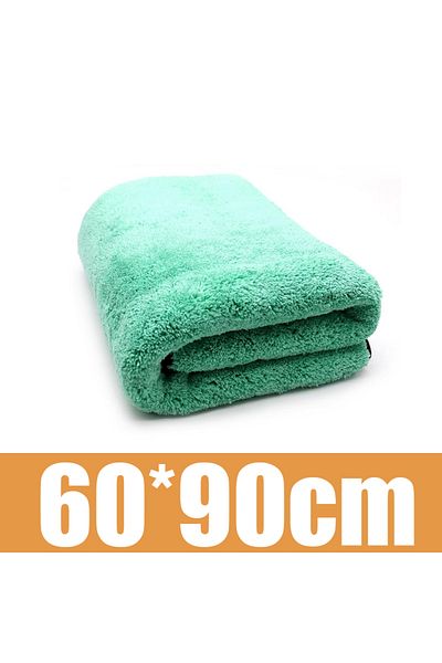 Choice 60x90cm 1400gsm Coral Fleece Deluxe Car Wash Microfiber Towel Plush Cleaning Drying Cloth Car Care C
