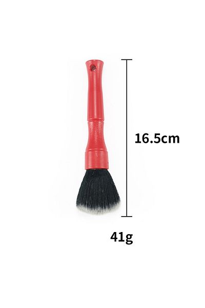 Choice Red-short Car Detail Brush, Soft Bristle Brush, Interior Brush, Gap Cleaning Brush, Car Wash Brush,